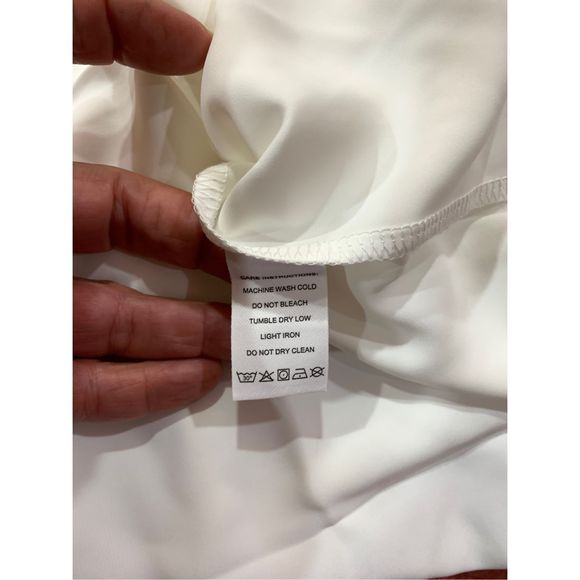 White Crisp Blouse #summer blouse - Picture 8 of 8